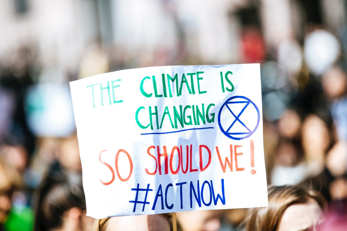 The climate is changing & so should we. Act now!