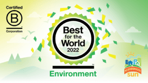 B Lab recognizes Neighborhood Sun as Best For The World 2022 in the Environment Category